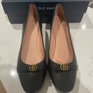 Coke Haan Black Wedges - Size 7.5
